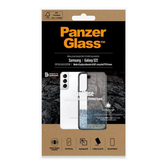 PanzerGlass - Hard Case Samsung - Galaxy S22 - بانزر - S22 كفر جلاجسي  - سامسونج شفاف