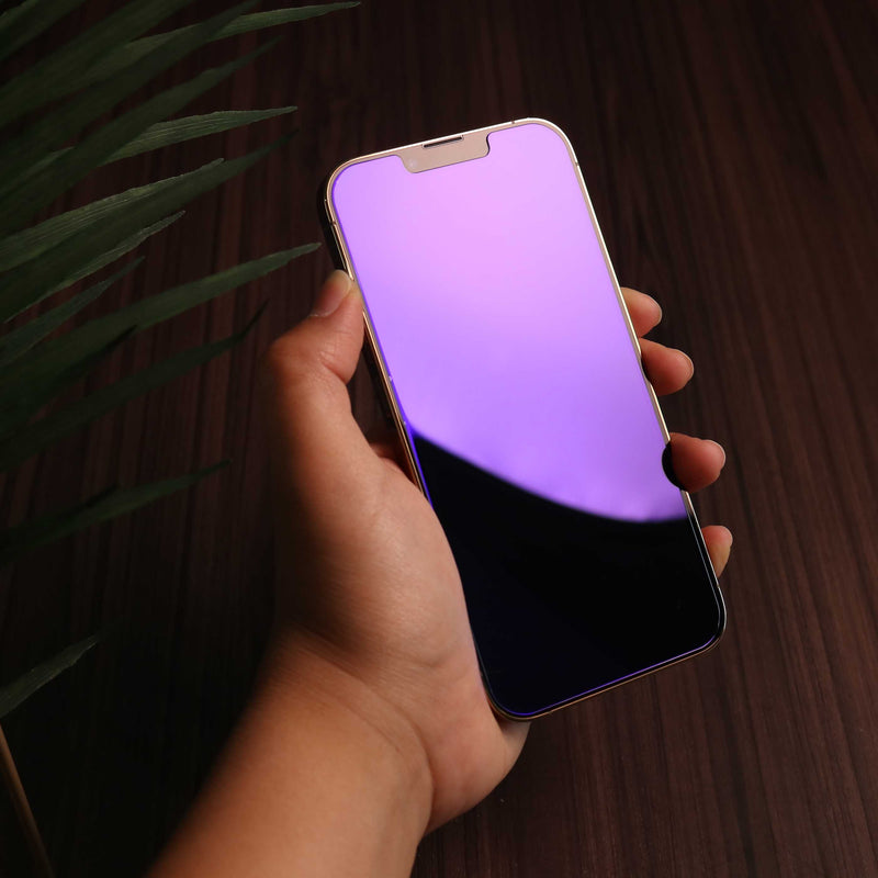 Torrii BODYGLASS Screen Protector Anti-bacterial Coating for iPhone - Anti Blue Light - حماية شاشة شفافة وحماية ضد الاشعة الزرقاء - توري - مقاومة للخدش والبكتيريا