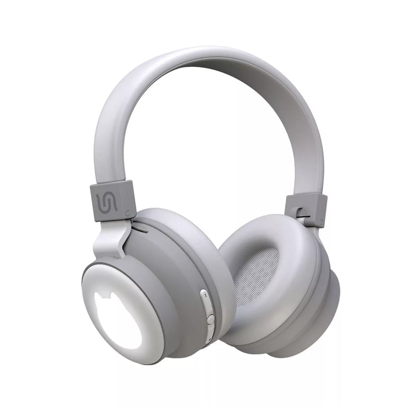 Soundtec By Porodo Kids Wireless Headphone - White Cat - سماعة رأس بلوتوث - بورودو - كفالة 24 شهر