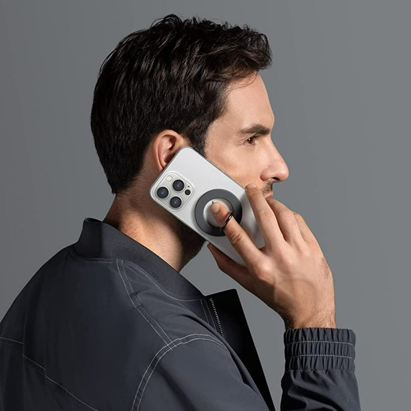 Anker 610 Magnetic Phone Grip (MagGo) - Black - مسكة خاتم مغناطيس وستاند - انكر - ماغ سيف