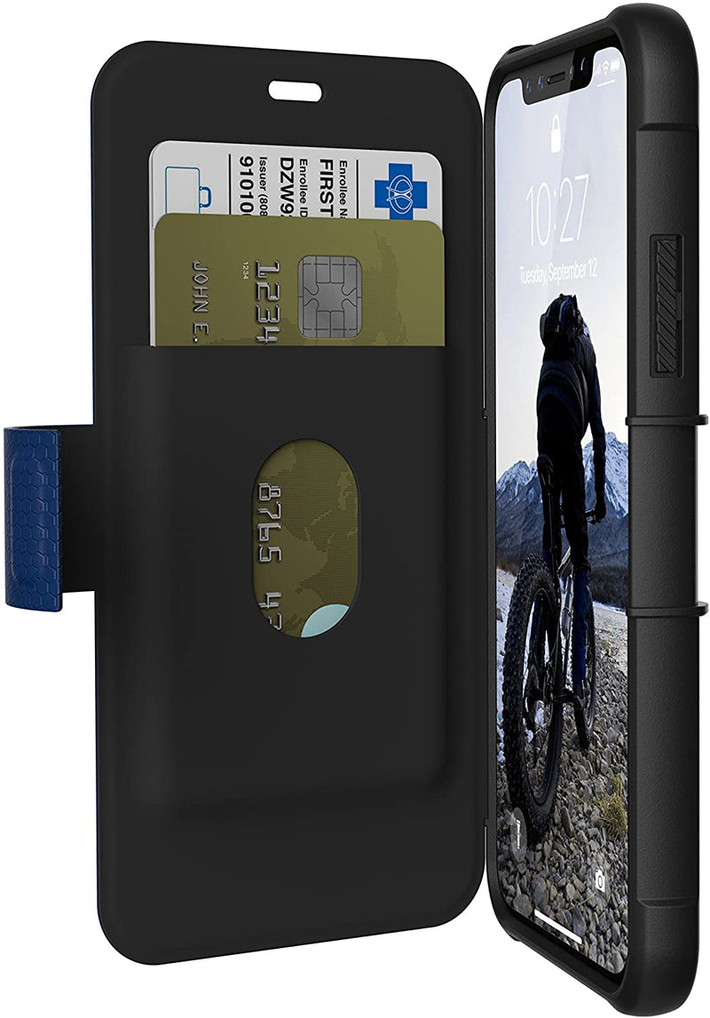 UAG Metropolis Case - Cobalt - كفر حماية عالية مع محفظة للبطاقات والنقود والكروت