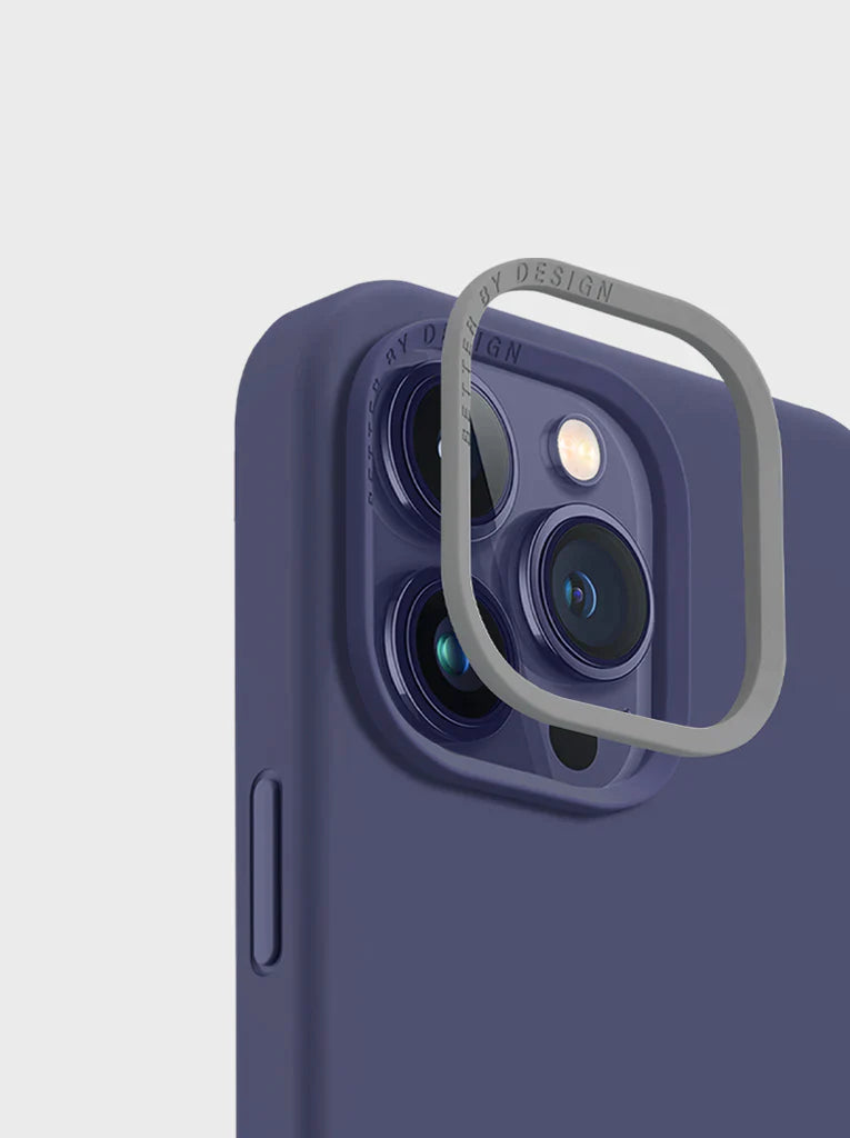 Uniq Hybrid Lino case for iPhone 14 Pro/14 Pro MAX - Fig Purple - كفر حماية عالية - يونيك