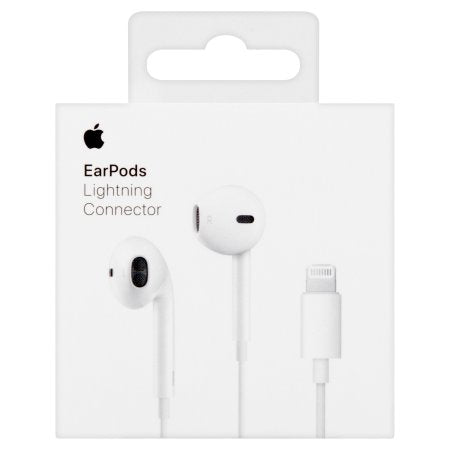 Apple EarPods with Lightning Connector - سماعة ابل - الاصلية - منفذ شحن الجهاز اللايتينينغ - كفالة 12 شهر