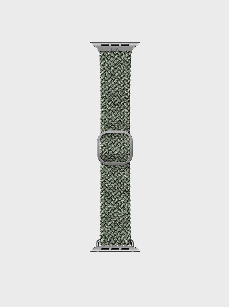 Uniq Aspen Braided Watch Strap For Apple Watch - Cypress Green - سير ساعة ابل ووتش