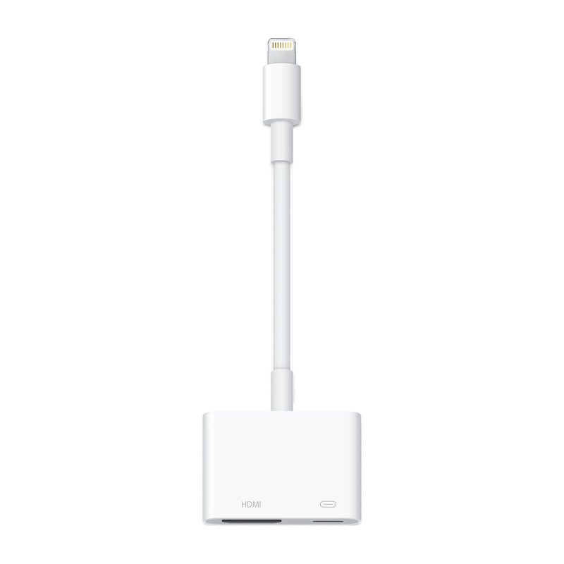 Apple Lightning Digital AV Adapter (HDMI) - وصلة ابل - من الايفون او الايباد الى التلفزيون - كفالة 12 شهر