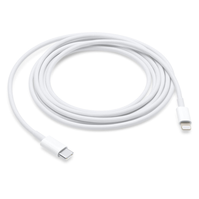 ⁨Apple USB-C to Lightning Cable (2M) - سلك شحن ايفون تايب سي - ابل الاصلي - طول 2 متر - كفالة 12 شهر