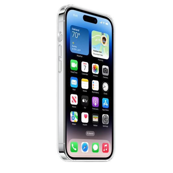 Apple iPhone 14 Pro/Pro MAX Clear Case with MagSafe - كفر ايفون 14برو/14برو ماكس  مع ماجسيف - شفاف