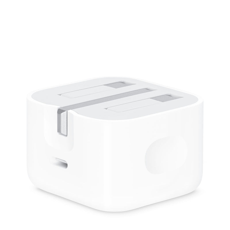 Apple 20W USB-C Power Adapter - شاحن حائط ابل تايب سي - 20 واط - لاجهزة الايفون الحديثة - كفالة 12 شهر