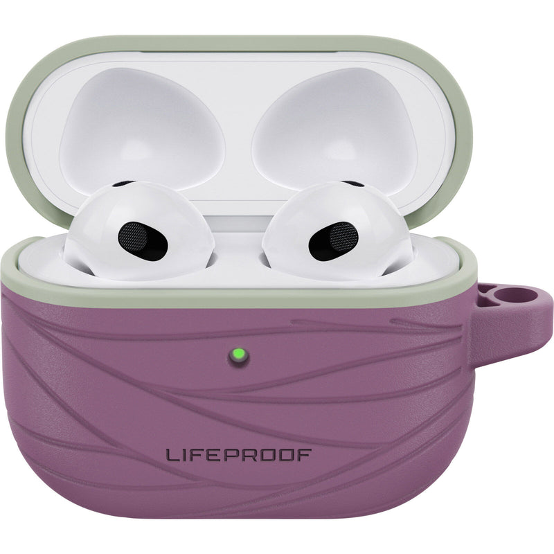 Lifeproof Case for Apple AirPods 3 - Purple - كفر حماية عالية سماعة ابل ايربودز 3 - مع ميدالية علاقة
