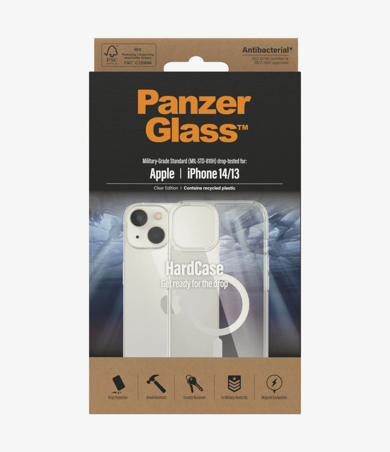 PanzerGlass - HardCase MagSafe Compatible - iPhone 14/13 - كفر حماية عالية - بانزر جلاس - ماغ سيف