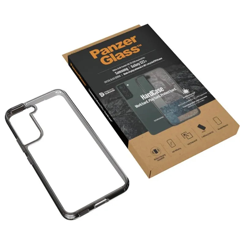 PanzerGlass - Hard Case Samsung - Galaxy S22 Plus - بلس - بانزر S22 كفر جلاجسي  - سامسونج شفاف