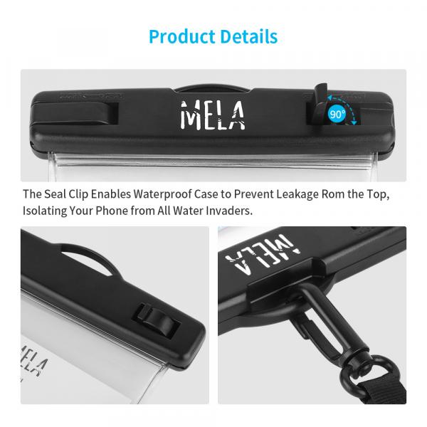 Seawag Mela Universal WaterProof Case for SmartPhone - Blue - كفر ضد الماء - لجميع انواع واحجام الاجهزة