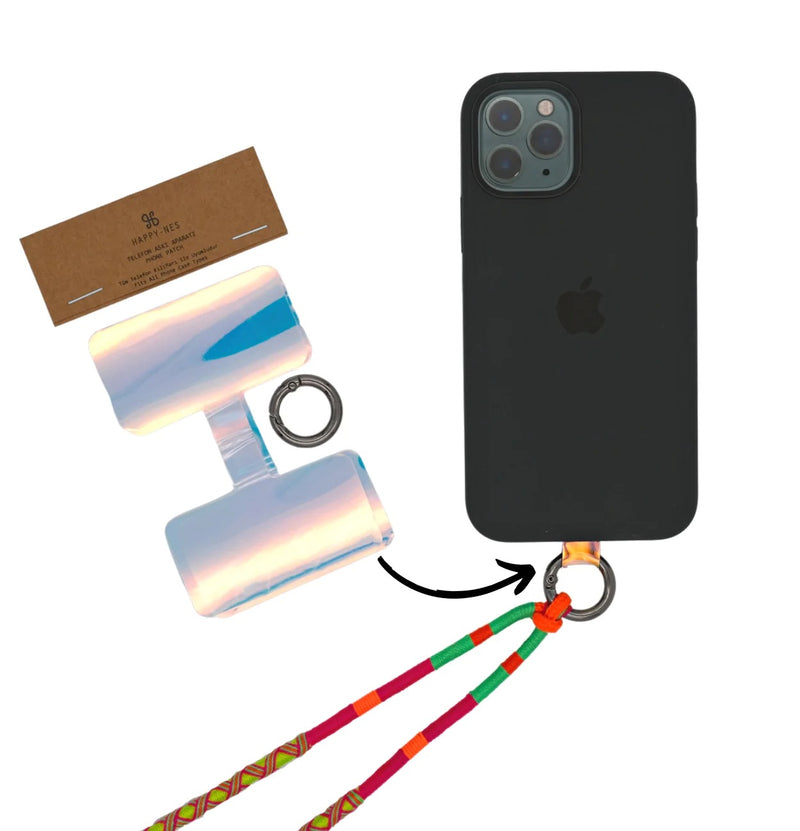 Happy-Nes - Easy Phone Strap - Navagio Adjustable Strap - With or Without Case - خيط علاقة - صناعة يدوية تركية - يمكنكم اختيار مع كفر او بدون كفر فقط خيط علاقة