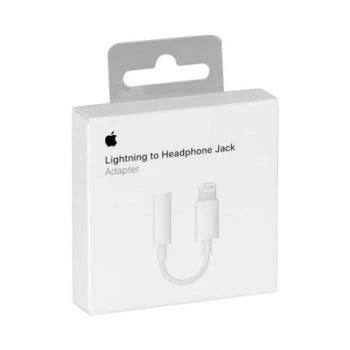 Apple Lightning to 3.5mm Headphone Jack Adapter - وصلة ابل من الايفون الى منفذ السماعة - كفالة 12 شهر