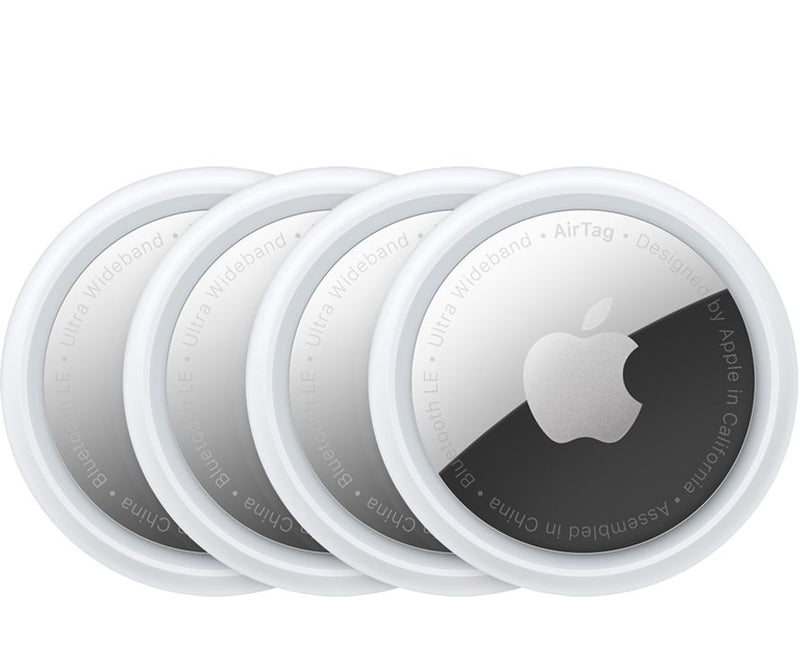 Apple AirTag - 4 Pack - قطعة تتبع مستلزماتكم الشخصية - ابل - كفالة 12 شهر
