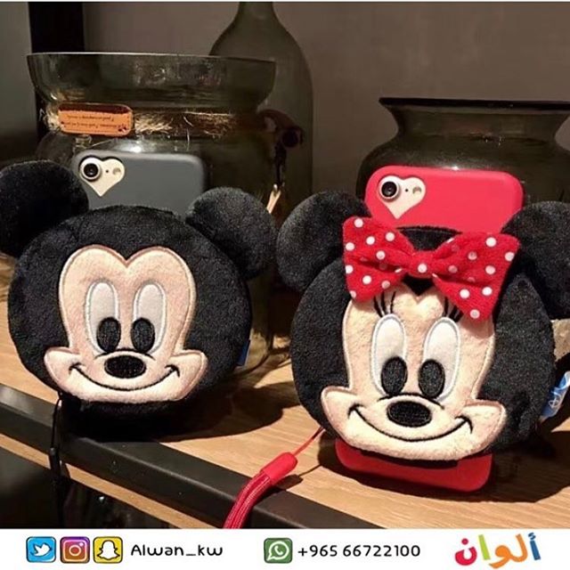Mickey & Minnie - Leather Wallet Case