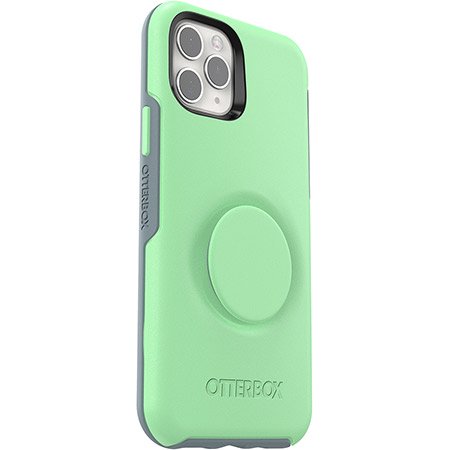 OtterBox Symmetry Otter + Pop - Mint to Be - Light Green - كفر حماية عالية - اوتربوكس - مع مسكة بوب سوكت دائرية