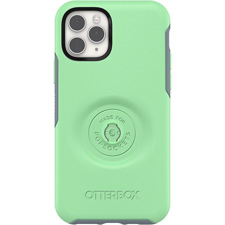 OtterBox Symmetry Otter + Pop - Mint to Be - Light Green - كفر حماية عالية - اوتربوكس - مع مسكة بوب سوكت دائرية