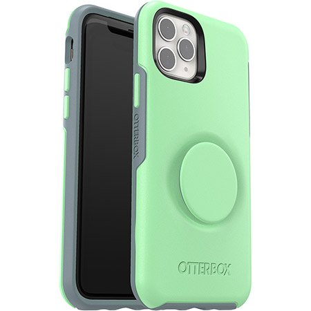 OtterBox Symmetry Otter + Pop - Mint to Be - Light Green - كفر حماية عالية - اوتربوكس - مع مسكة بوب سوكت دائرية