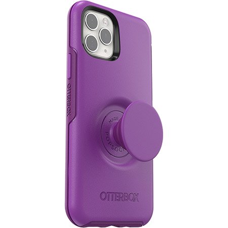 OtterBox Symmetry Otter + Pop - Lollipop - Purple - كفر حماية عالية - اوتربوكس - مع مسكة بوب سوكت دائرية