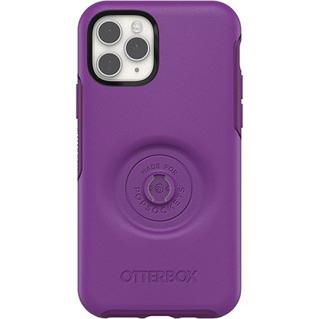 OtterBox Symmetry Otter + Pop - Lollipop - Purple - كفر حماية عالية - اوتربوكس - مع مسكة بوب سوكت دائرية