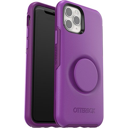 OtterBox Symmetry Otter + Pop - Lollipop - Purple - كفر حماية عالية - اوتربوكس - مع مسكة بوب سوكت دائرية