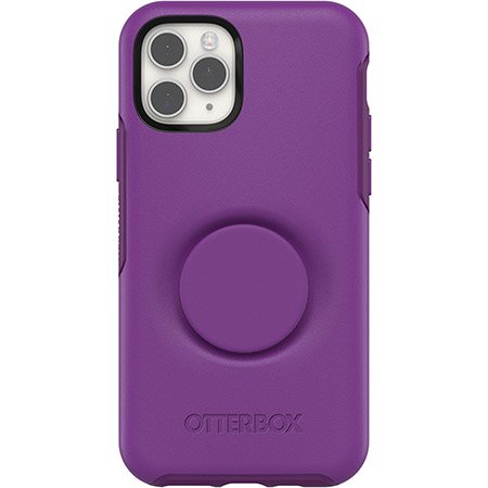 OtterBox Symmetry Otter + Pop - Lollipop - Purple - كفر حماية عالية - اوتربوكس - مع مسكة بوب سوكت دائرية