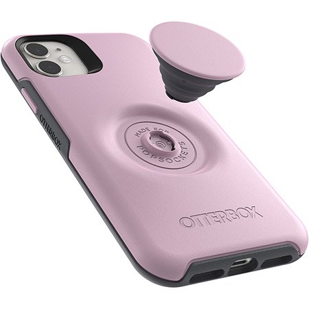 OtterBox Symmetry Otter + Pop Mauveolous - Pink - كفر حماية عالية - اوتربوكس - مع مسكة بوب سوكت دائرية