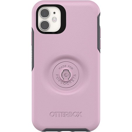 OtterBox Symmetry Otter + Pop Mauveolous - Pink - كفر حماية عالية - اوتربوكس - مع مسكة بوب سوكت دائرية