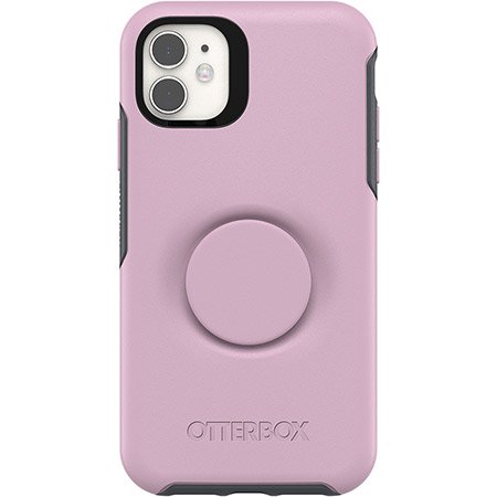 OtterBox Symmetry Otter + Pop Mauveolous - Pink - كفر حماية عالية - اوتربوكس - مع مسكة بوب سوكت دائرية