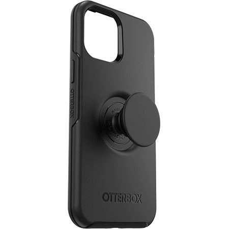 Otterbox Otter+Pop Symmetry Case - Black - كفر حماية عالية مع مسكة دائرية بوب سوكت - اوتربوكس