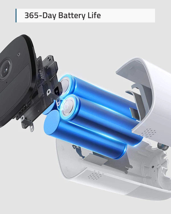 EufyCam 2 Pro 2k (2+1) Kit - Gray+White -2k كاميرا - يوفي الذكية - انكر -