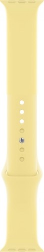 WiWu One Color Sport Band Watchband For Apple Watch - Light Lemon Yellow - سير ساعة ابل