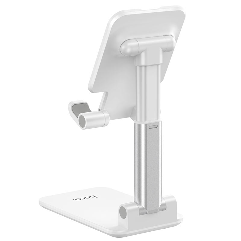 hoco Carry Folding desktop holder stand [PH29A] - White - ستاند مكتي - هوكو - لجميع الاجهزة