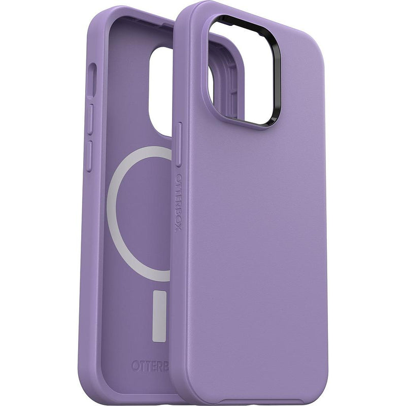 OtterBox iPhone 14 Pro Symmetry Plus MagSafe Case - Purple- كفر حماية عالية - اوتر بوكس - ماق سيف باربل