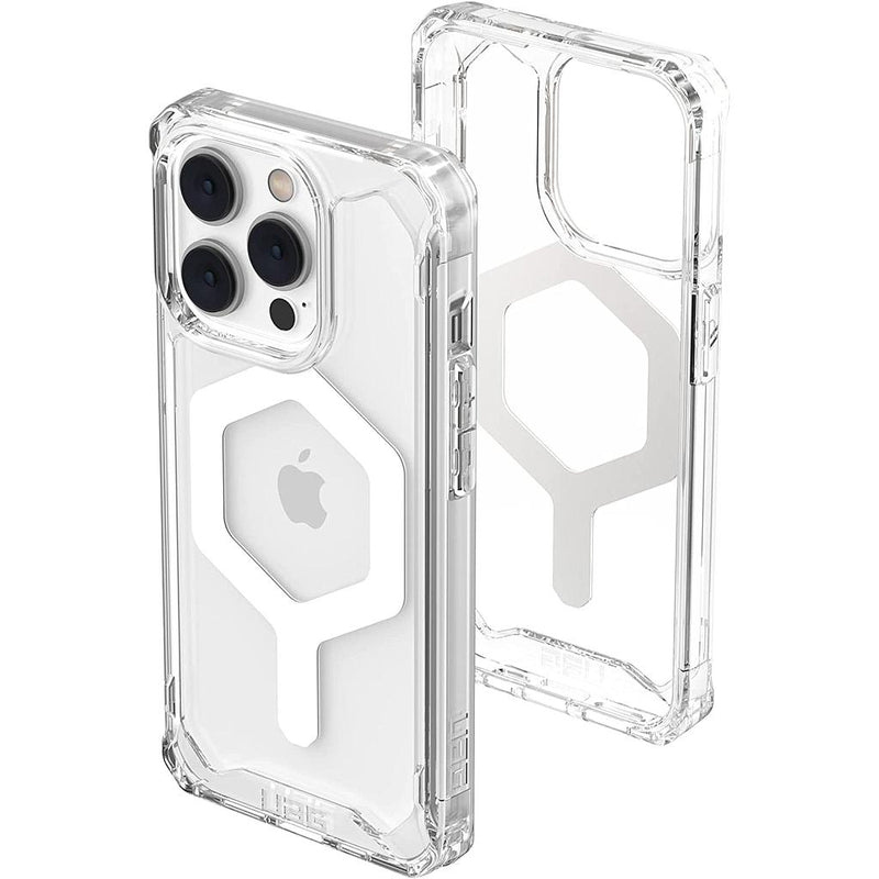 UAG MagSafe Plyo Ice Clear Case with iPhone 14 - [V] - كفر ايفون 14برو/14برو ماكس - ماغ سيف - حماية عالية