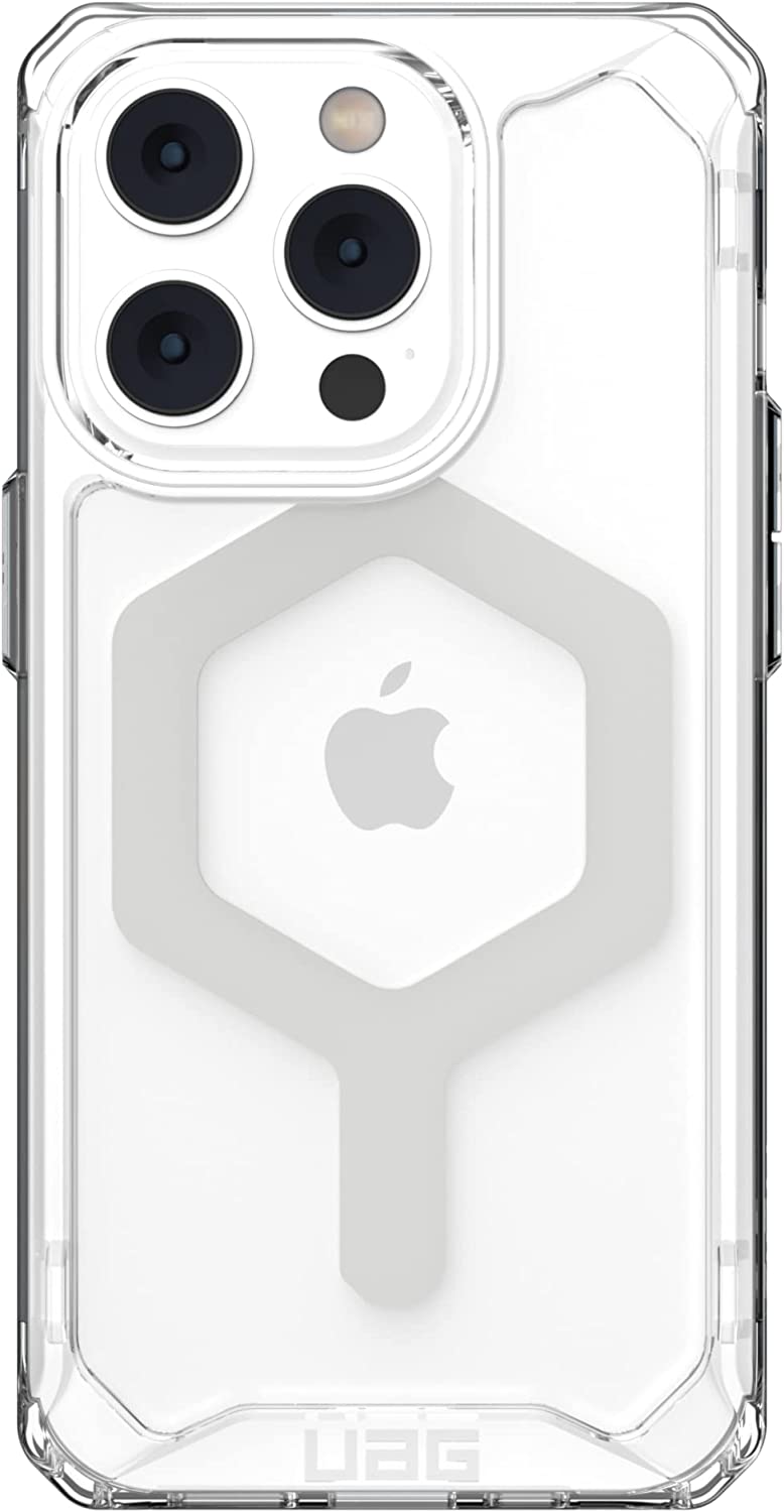 UAG MagSafe Plyo Ice Clear Case with iPhone 14 - [V] - كفر ايفون 14برو/14برو ماكس - ماغ سيف - حماية عالية