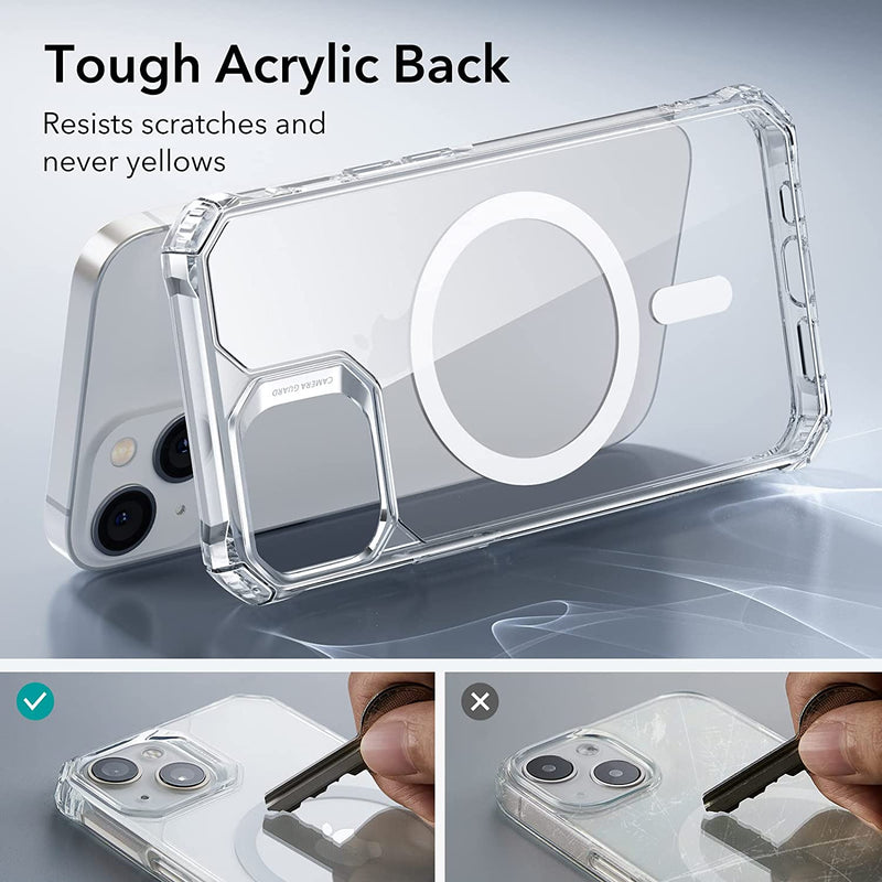 ESR Air Armor with HaloLock Ring Clear MagSafe Case iPhone 14/14 Plus/14 Pro/14 Pro Max - كفر حماية - ضد الصدمات - إي إس آر - ماق سيف