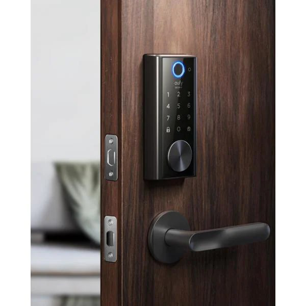 Eufy Smart Lock FingerPrint & Wi-Fi -Black [A]-   قفل باب بصمة ذكي من يوفي واي فاي