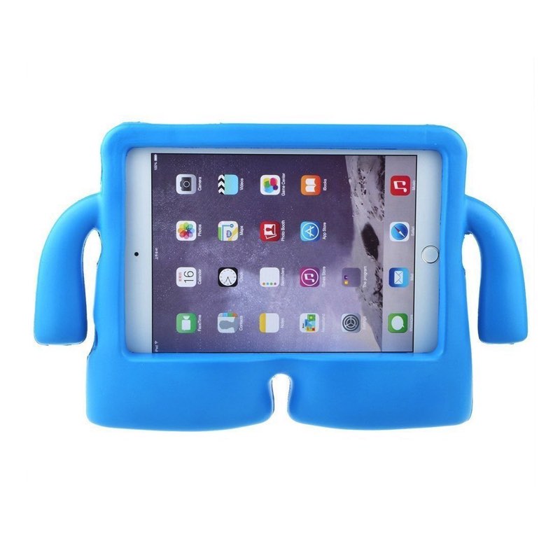 iPad Case with Grip Holder - Blue - كفر حماية ايباد - ازرق