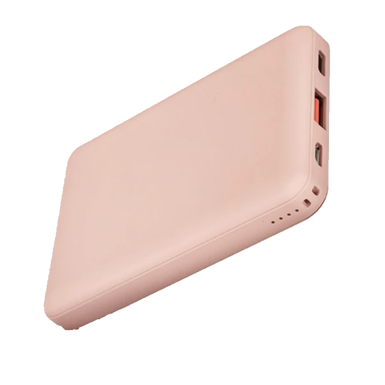 Uniq Fuele Mini 8000 mAh USB-C PD Pocket Power Bank - Blush (Pink) - بطارية متنقلة - يونيك - قوة 8000 - كفالة 18 شهر