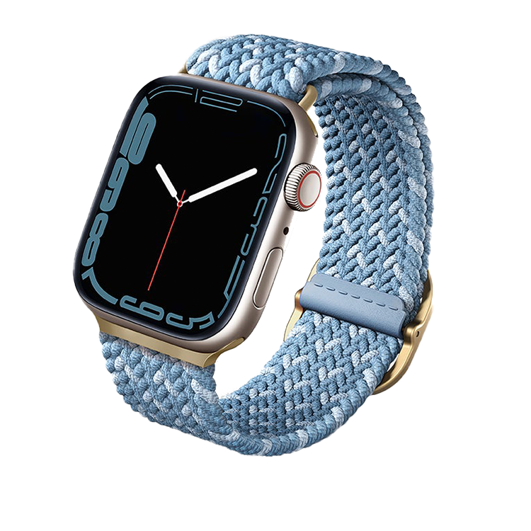 Uniq Aspen Braided Watch Strap For Apple Watch - Cerulean Blue - سير ساعة ابل واتش