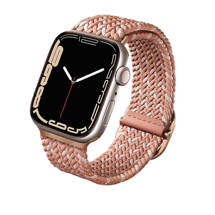 Uniq Aspen Braided Watch Strap For Apple Watch - Citrus Pink - سير ساعة ابل واتش