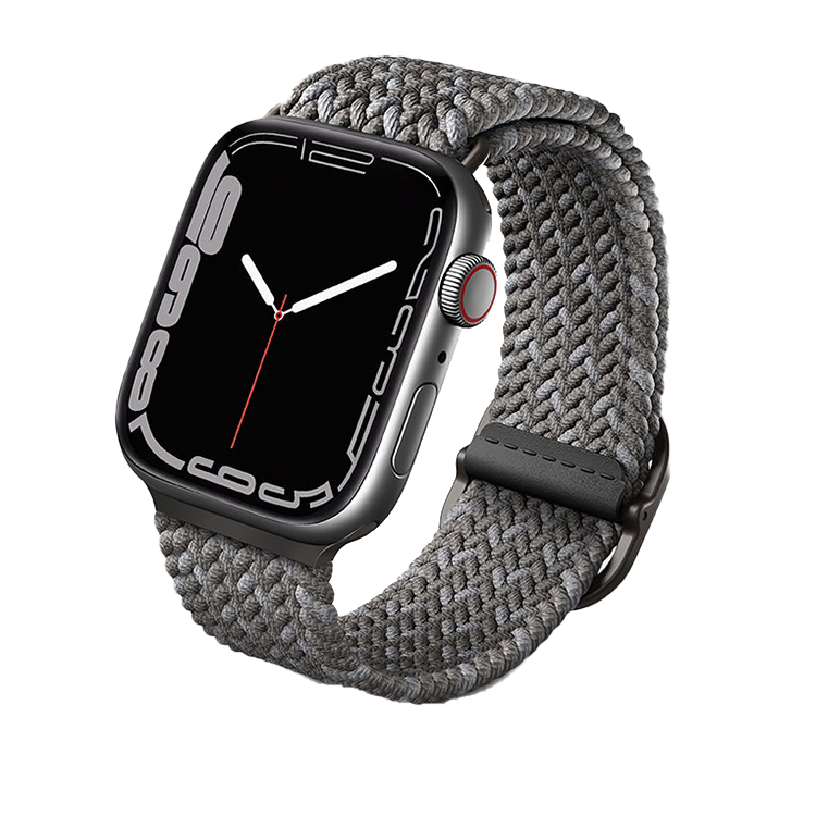 Uniq Aspen Braided Watch Strap For Apple Watch - Pebble Grey - سير ساعة ابل واتش