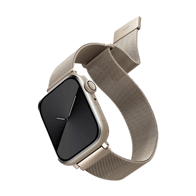 Uniq Dante Milanese Mesh Steel Strap For Apple Watch - Starlight - سير ساعة ابل واتش