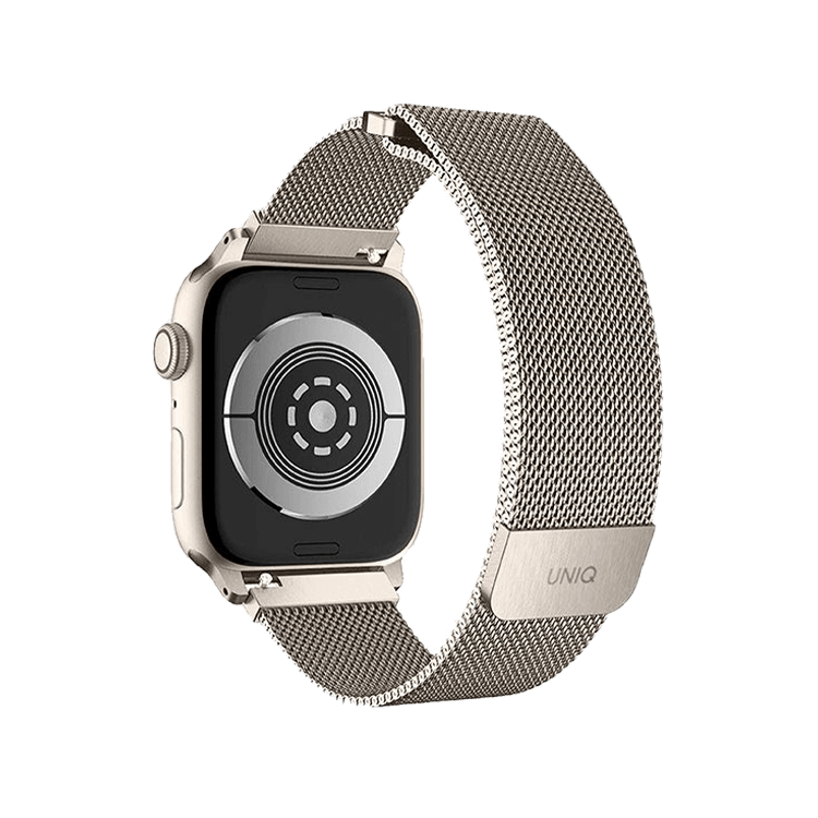 Uniq Dante Milanese Mesh Steel Strap For Apple Watch - Starlight - سير ساعة ابل واتش