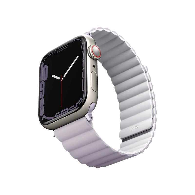 Uniq Revix Reversible Strap For Apple Watch - Lilac / White - سير ساعة ابل - لونين