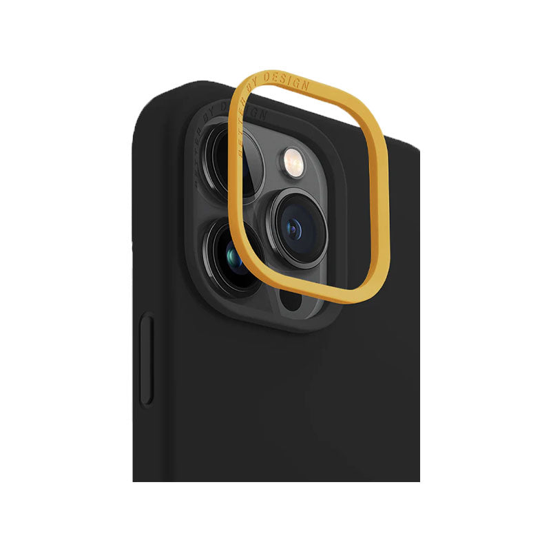 Uniq Hybrid Lino case - Midnight Black - for iPhone 14 Pro/14 Pro MAX - كفر حماية عالية - يونيك