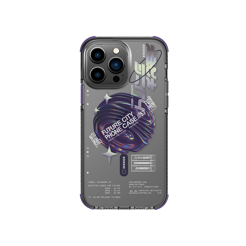 SkinArma Shorai MagSafe Case for iPhone 14 Pro/14 Pro Max - Purple - كفر حماية عالية - سكين أرما - ماغ سيف