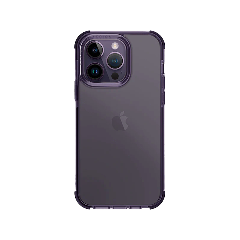 Uniq Hybrid Combat Case for iPhone -14 Pro/14 Pro MAX- Fig Purple - كفر حماية عالية - يونيك